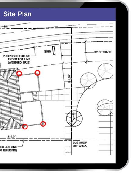 PEST-APP Siteplans on iPad with a pest report